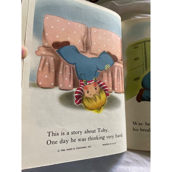 1966 The Little Boy Who Ran Away Hardcover Lucy & Emmo Samuel Lowe Company USA - Picture 6 of 16